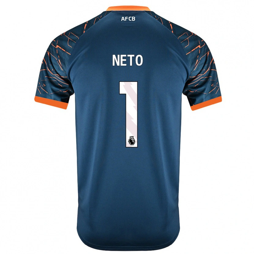Danxen Dames Neto #1 Donker Leisteen Blauw Keepersshirt 2025/26 T-Shirt België