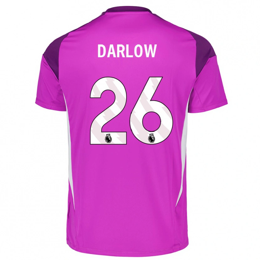 Danxen Dames Karl Darlow #26 Paars Wit Keepersshirt 2025/26 T-Shirt België