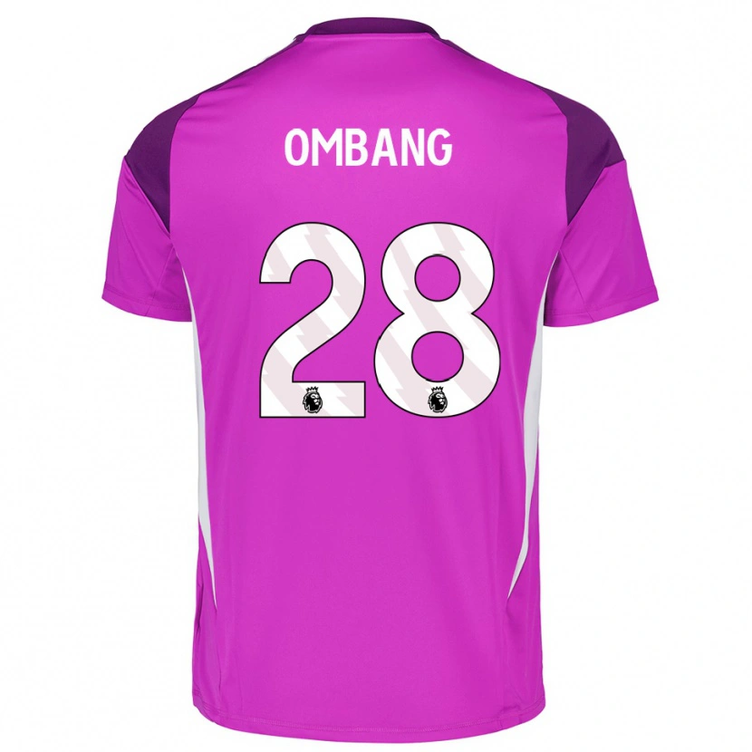 Danxen Dames Darryl Ombang #28 Paars Wit Keepersshirt 2025/26 T-Shirt België