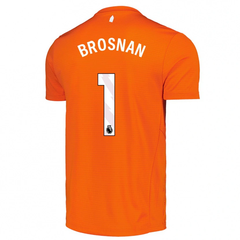 Danxen Dames Courtney Brosnan #1 Oranje Zwart Keepersshirt 2025/26 T-Shirt België