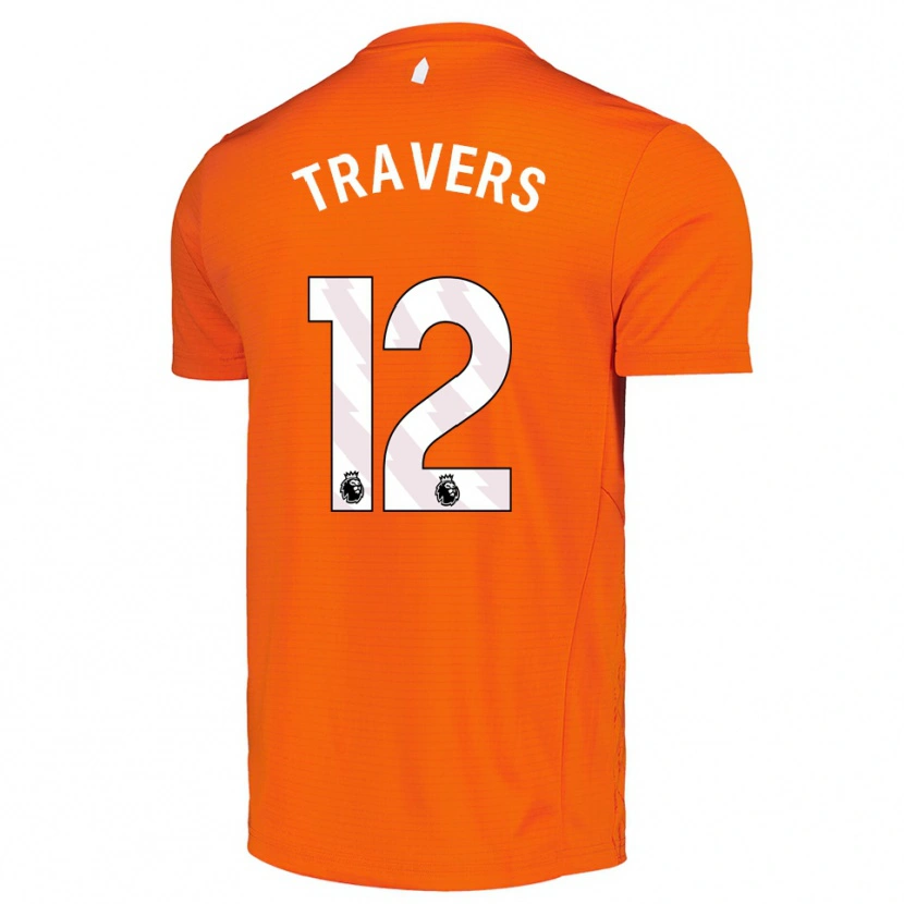 Danxen Dames Mark Travers #12 Oranje Zwart Keepersshirt 2025/26 T-Shirt België