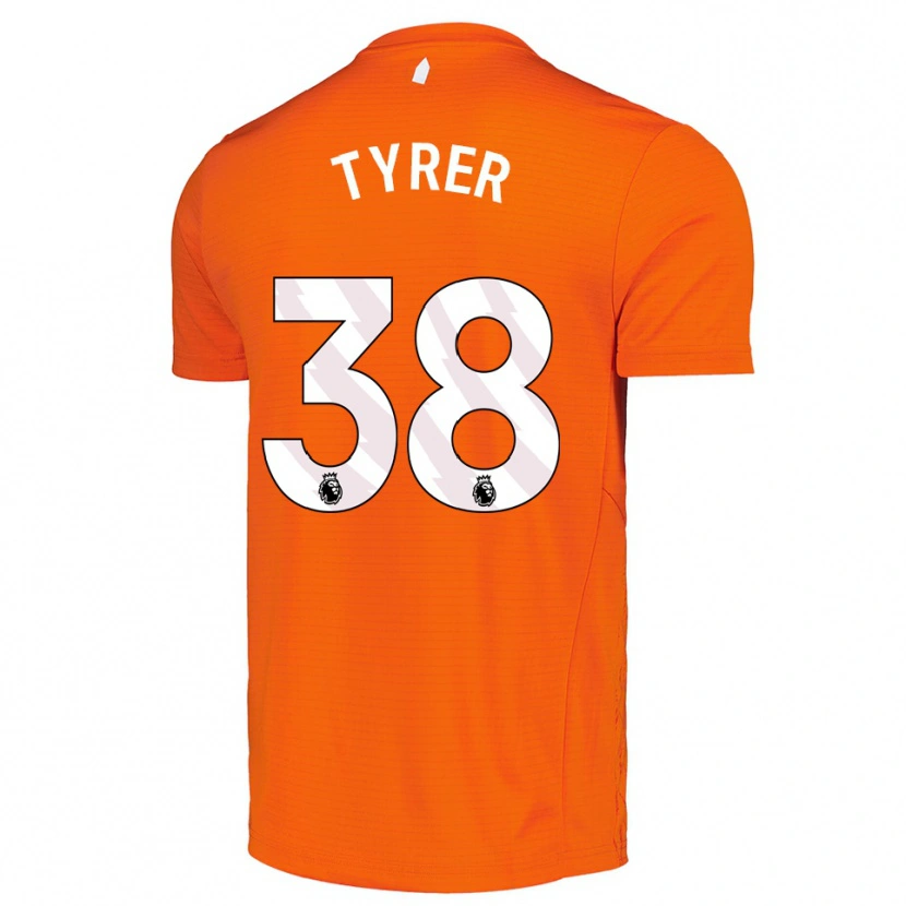 Danxen Dames Harry Tyrer #38 Oranje Zwart Keepersshirt 2025/26 T-Shirt België