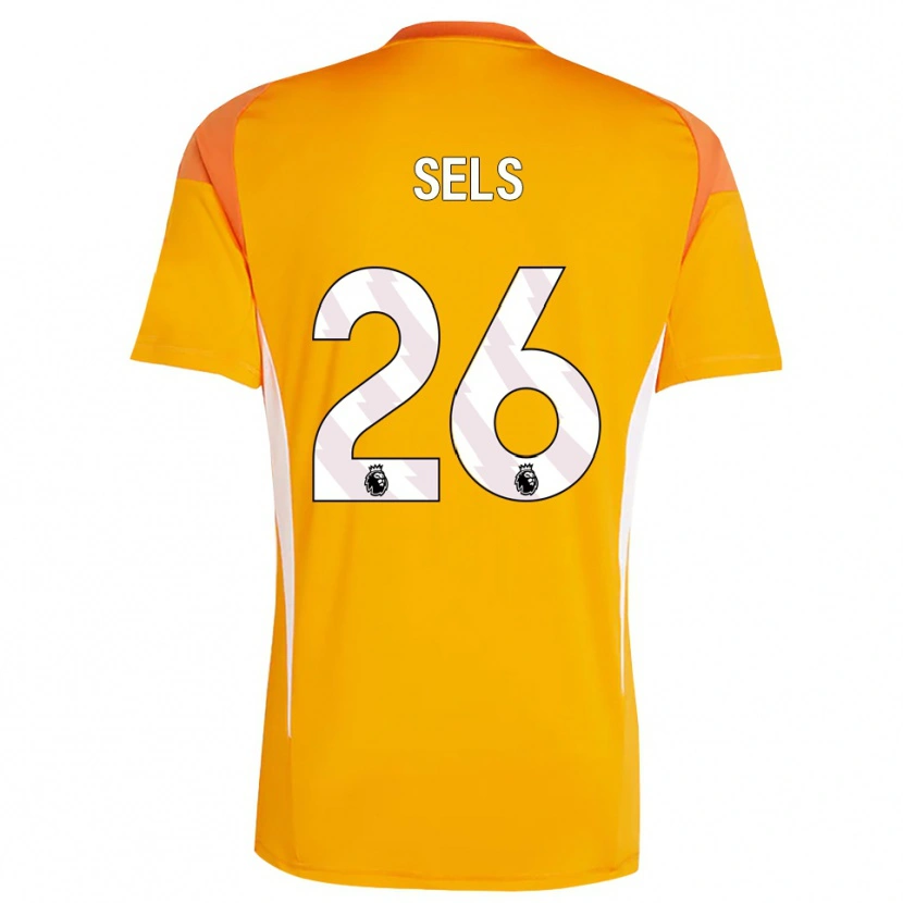 Danxen Dames Matz Sels #26 Oranje Wit Keepersshirt 2025/26 T-Shirt België