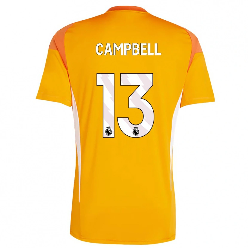 Danxen Dames Luke Campbell #13 Oranje Wit Keepersshirt 2025/26 T-Shirt België