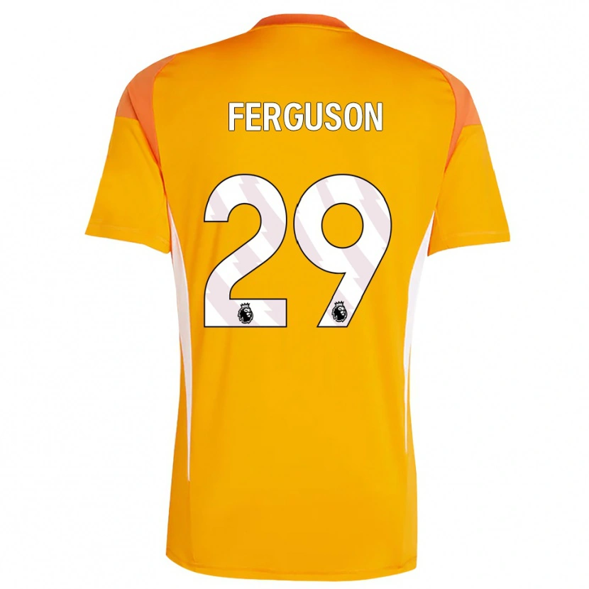 Danxen Dames Georgie Ferguson #29 Oranje Wit Keepersshirt 2025/26 T-Shirt België