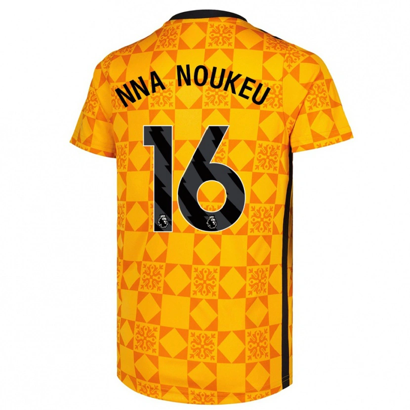 Danxen Dames Blondy Nna Noukeu #16 Geel Zwart Keepersshirt 2025/26 T-Shirt België