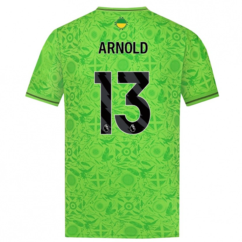 Danxen Dames Alfie Arnold #13 Groen Zwart Keepersshirt 2025/26 T-Shirt België