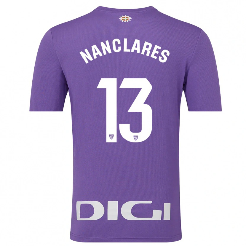 Danxen Dames Adriana Nanclares Romero #13 Paars Wit Keepersshirt 2025/26 T-Shirt België