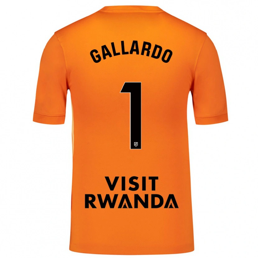 Danxen Dames Lola Gallardo #1 Oranje Zwart Keepersshirt 2025/26 T-Shirt België