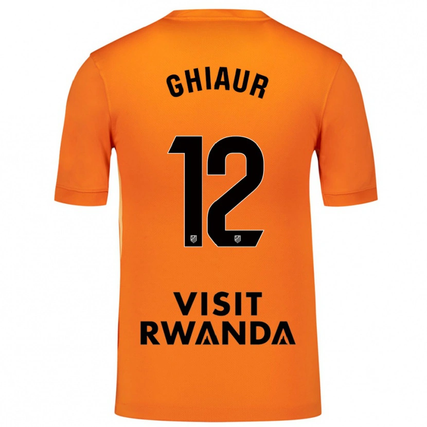 Danxen Dames Octavian Ghiaur #12 Oranje Zwart Keepersshirt 2025/26 T-Shirt België