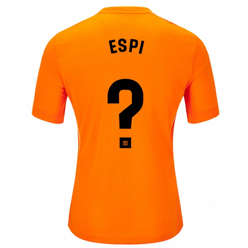 Danxen Dames Pau Espi #0 Oranje Zwart Keepersshirt 2025/26 T-Shirt België