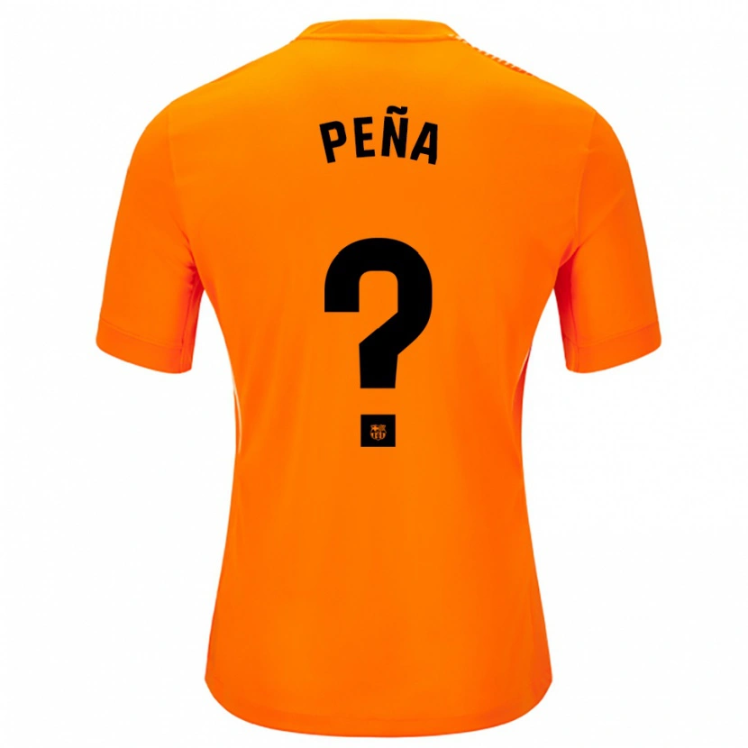 Danxen Dames Pablo Peña #0 Oranje Zwart Keepersshirt 2025/26 T-Shirt België