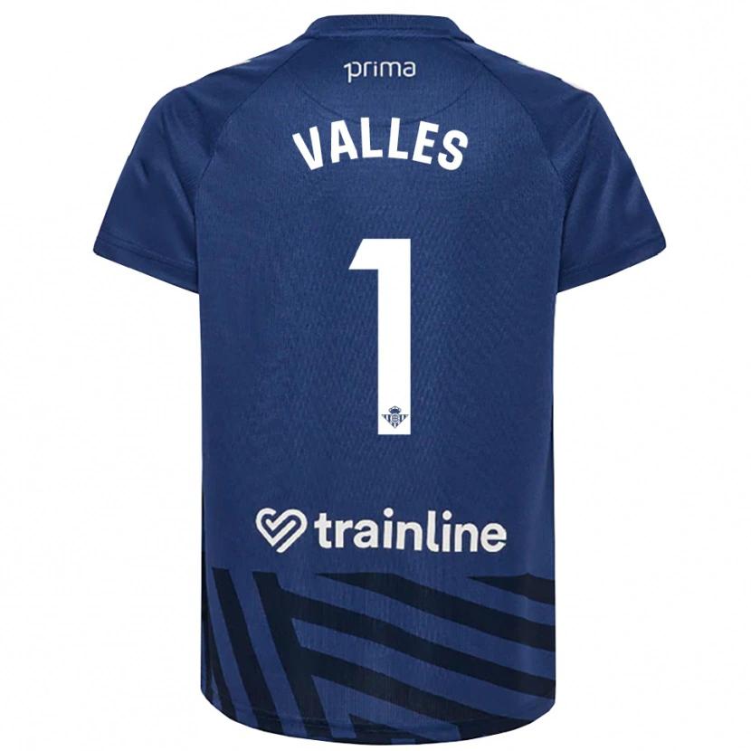 Danxen Dames Álvaro Valles #1 Koninklijk Blauw Wit Keepersshirt 2025/26 T-Shirt België