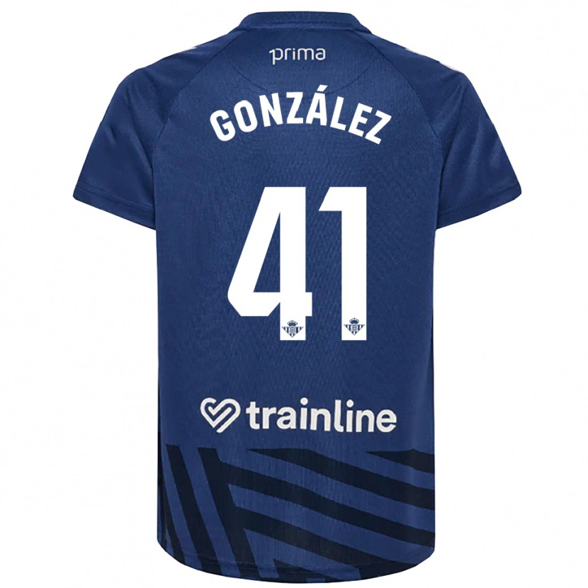 Danxen Dames Manu González #41 Koninklijk Blauw Wit Keepersshirt 2025/26 T-Shirt België