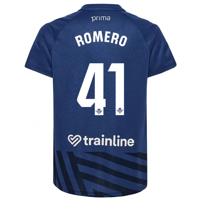 Danxen Dames José Romero #41 Koninklijk Blauw Wit Keepersshirt 2025/26 T-Shirt België