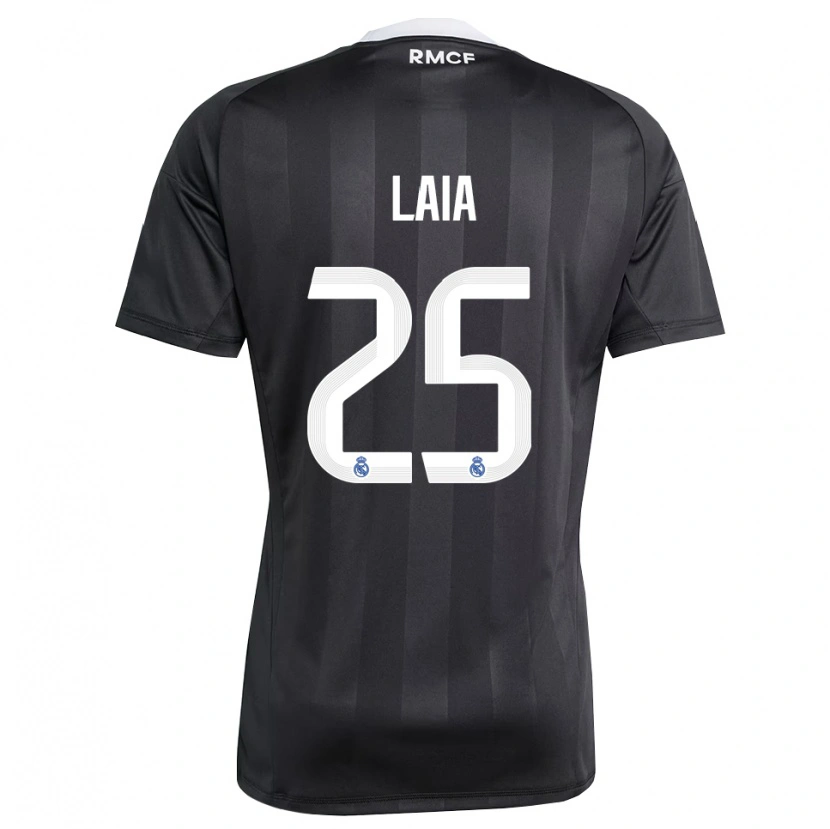 Danxen Dames Laia López De La Morena #25 Zwart Wit Keepersshirt 2025/26 T-Shirt België