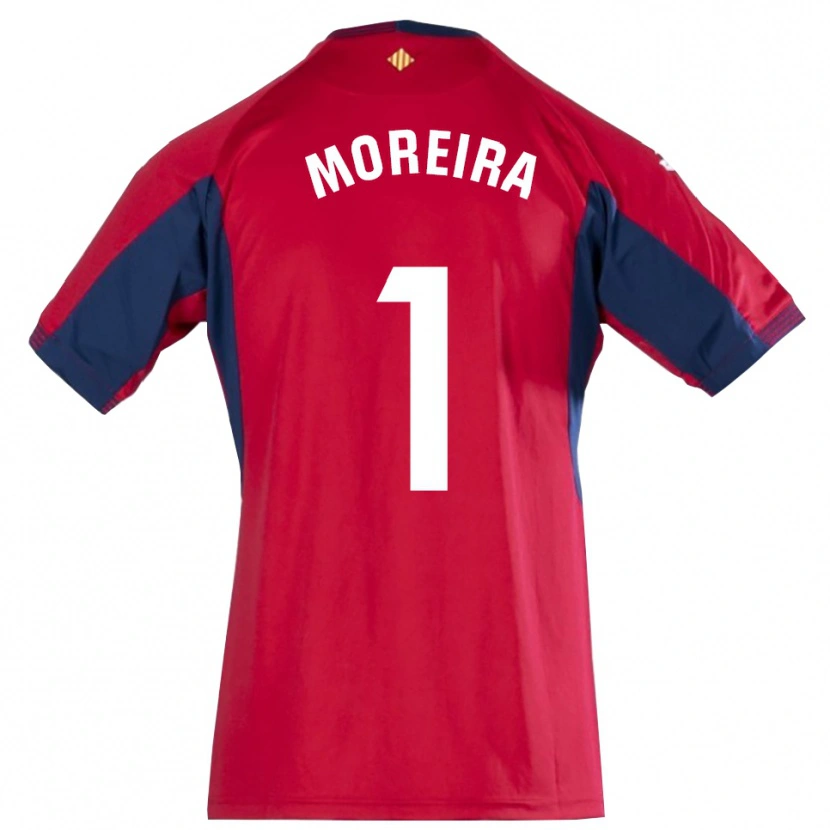 Danxen Dames Yago Moreira #1 Koninklijk Blauw Rood Keepersshirt 2025/26 T-Shirt België