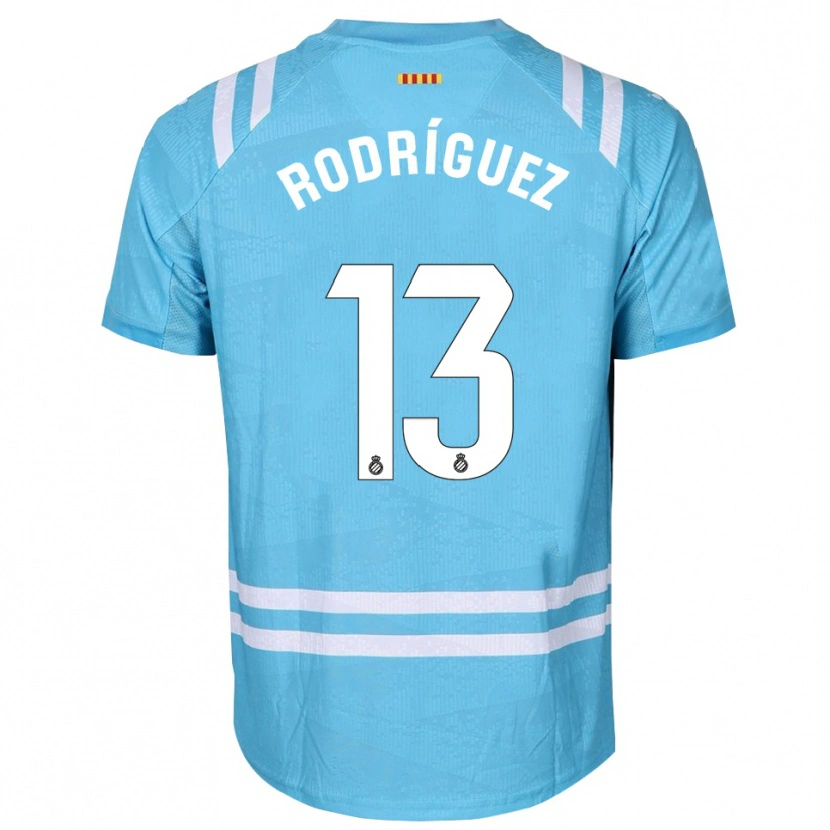 Danxen Dames Joel Rodríguez #13 Lichtblauw Wit Keepersshirt 2025/26 T-Shirt België