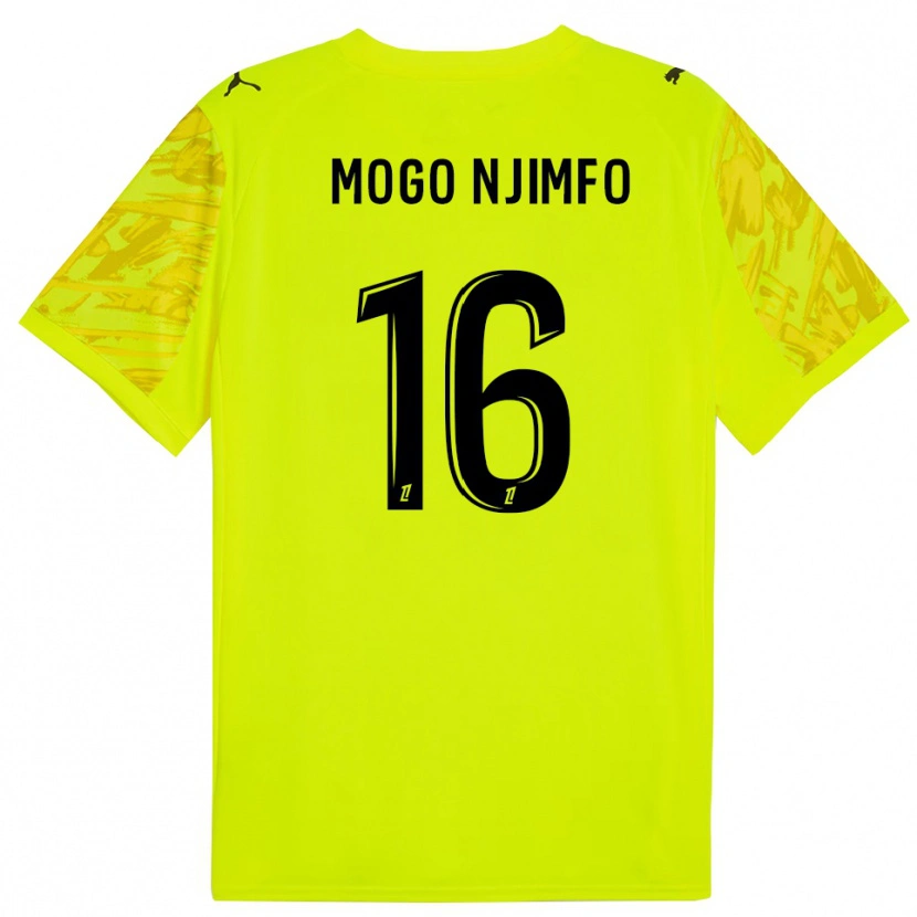 Danxen Dames Arthur Mogo Njimfo #16 Fluorescerend Groen Zwart Keepersshirt 2025/26 T-Shirt België