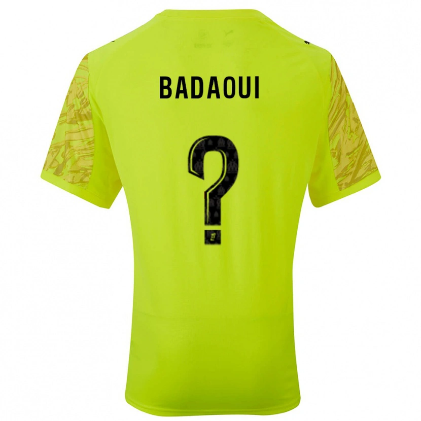 Danxen Dames Yassine Badaoui #0 Fluorescerend Groen Zwart Keepersshirt 2025/26 T-Shirt België