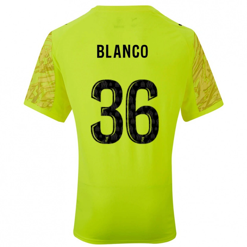 Danxen Dames Rubén Blanco #36 Fluorescerend Groen Zwart Keepersshirt 2025/26 T-Shirt België
