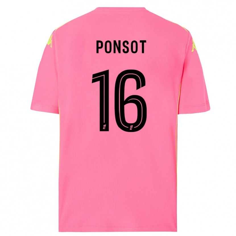 Danxen Dames Martin Ponsot #16 Hot Pink Zwart Keepersshirt 2025/26 T-Shirt België