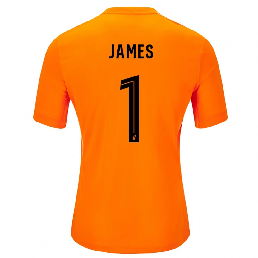 Danxen Dames Martin James #1 Oranje Zwart Keepersshirt 2025/26 T-Shirt België