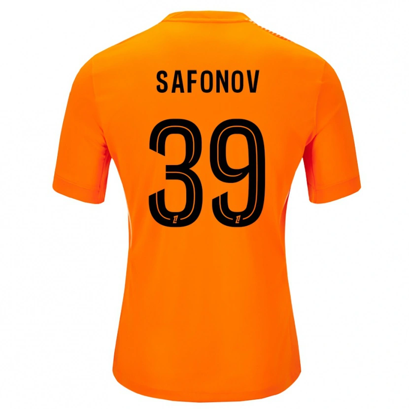 Danxen Dames Matvey Safonov #39 Oranje Zwart Keepersshirt 2025/26 T-Shirt België