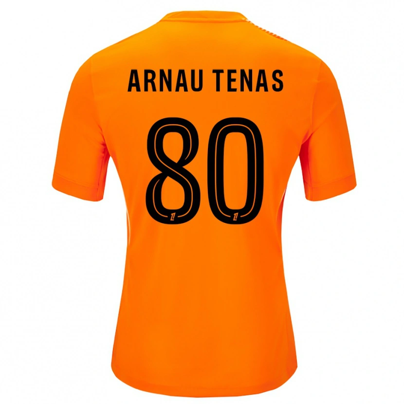 Danxen Dames Arnau Tenas #80 Oranje Zwart Keepersshirt 2025/26 T-Shirt België