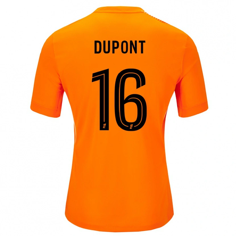 Danxen Dames Raphaël Dupont #16 Oranje Zwart Keepersshirt 2025/26 T-Shirt België