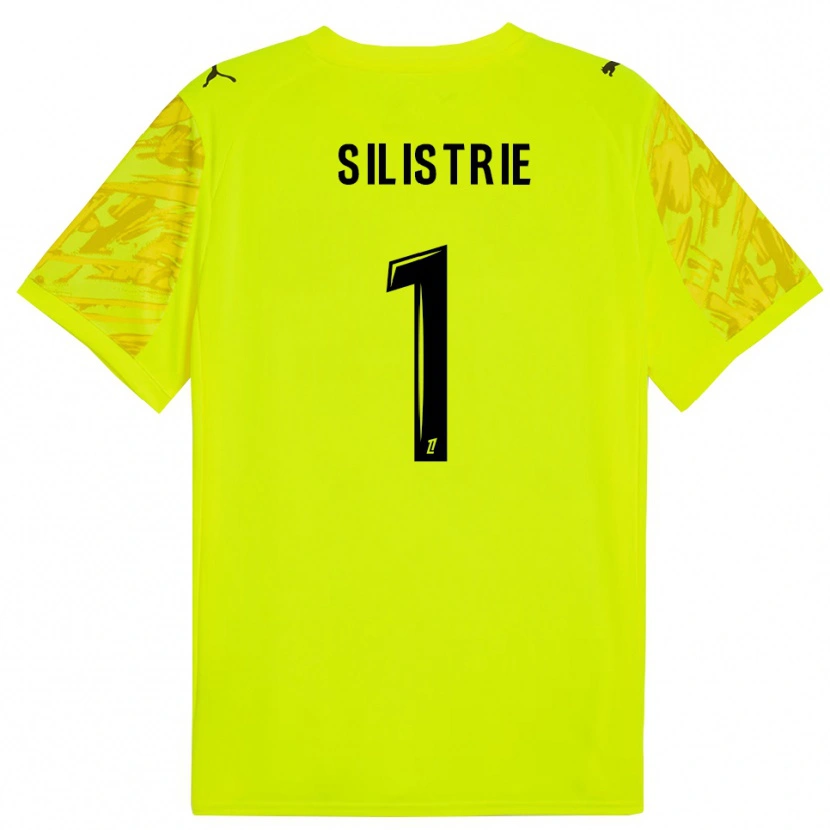 Danxen Dames Mathys Silistrie #1 Fluorescerend Groen Geel Keepersshirt 2025/26 T-Shirt België