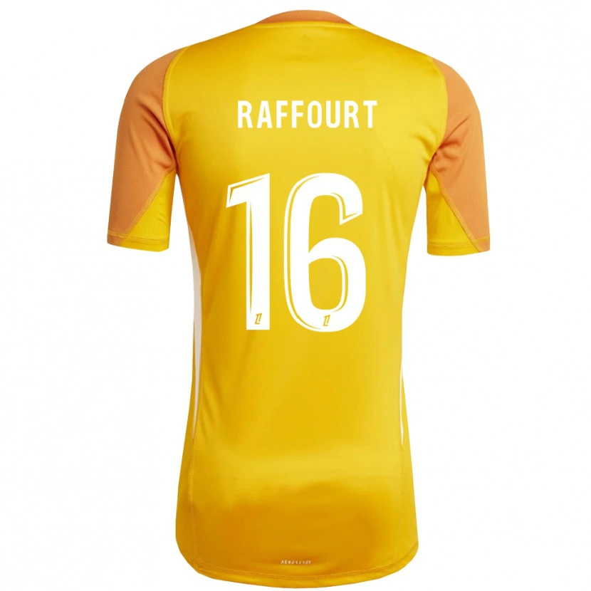 Danxen Dames Timéo Raffourt #16 Oranje Wit Keepersshirt 2025/26 T-Shirt België