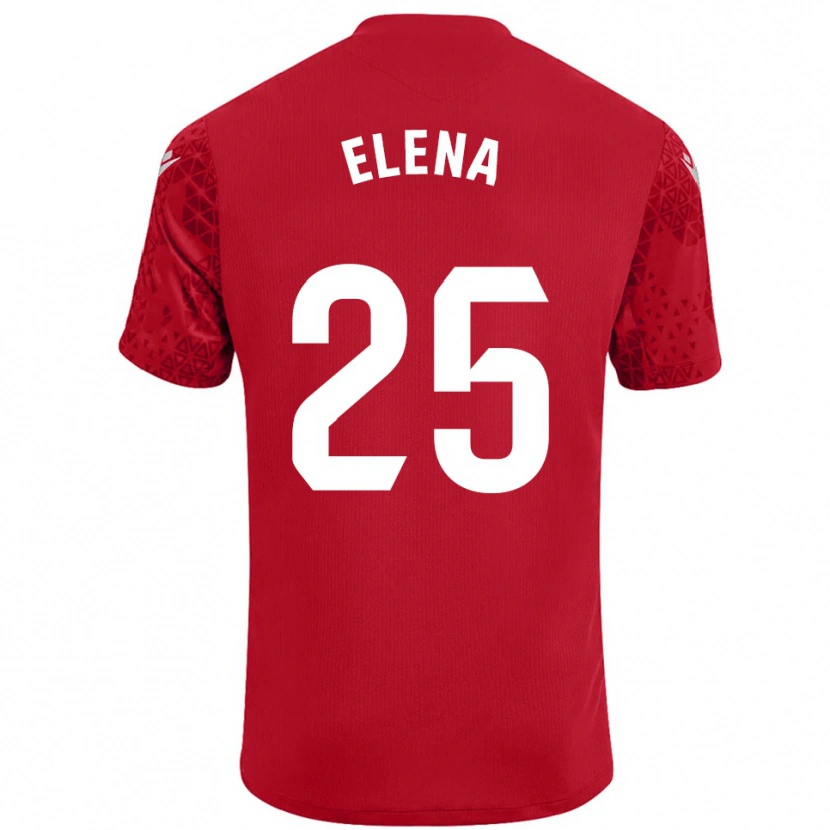 Danxen Dames Elena Gómez Labrador #25 Rood Wit Keepersshirt 2025/26 T-Shirt België