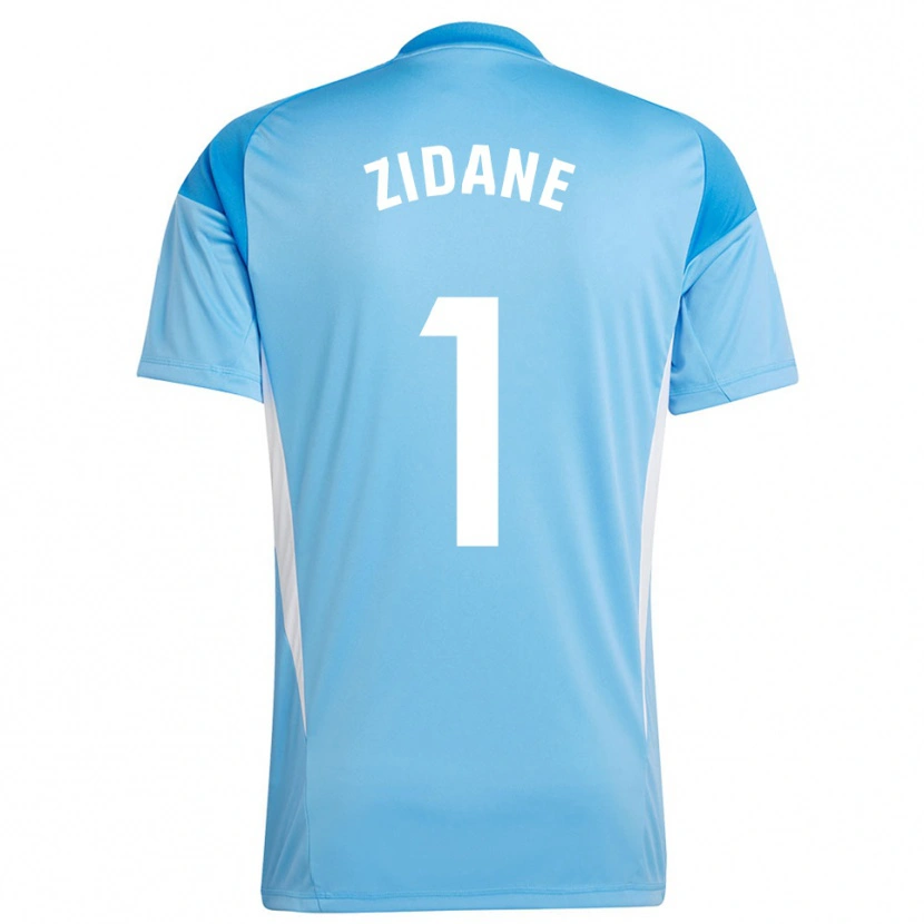 Danxen Dames Luca Zidane #1 Hemelsblauw Wit Keepersshirt 2025/26 T-Shirt België