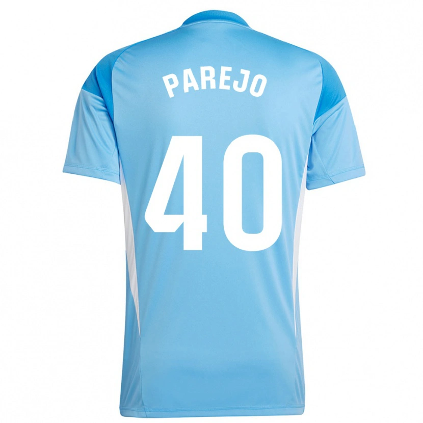 Danxen Dames Jesús Parejo #40 Hemelsblauw Wit Keepersshirt 2025/26 T-Shirt België