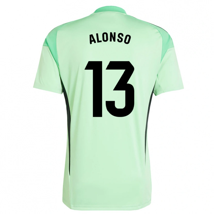 Danxen Dames Maikel Alonso #13 Lichtgroen Zwart Keepersshirt 2025/26 T-Shirt België