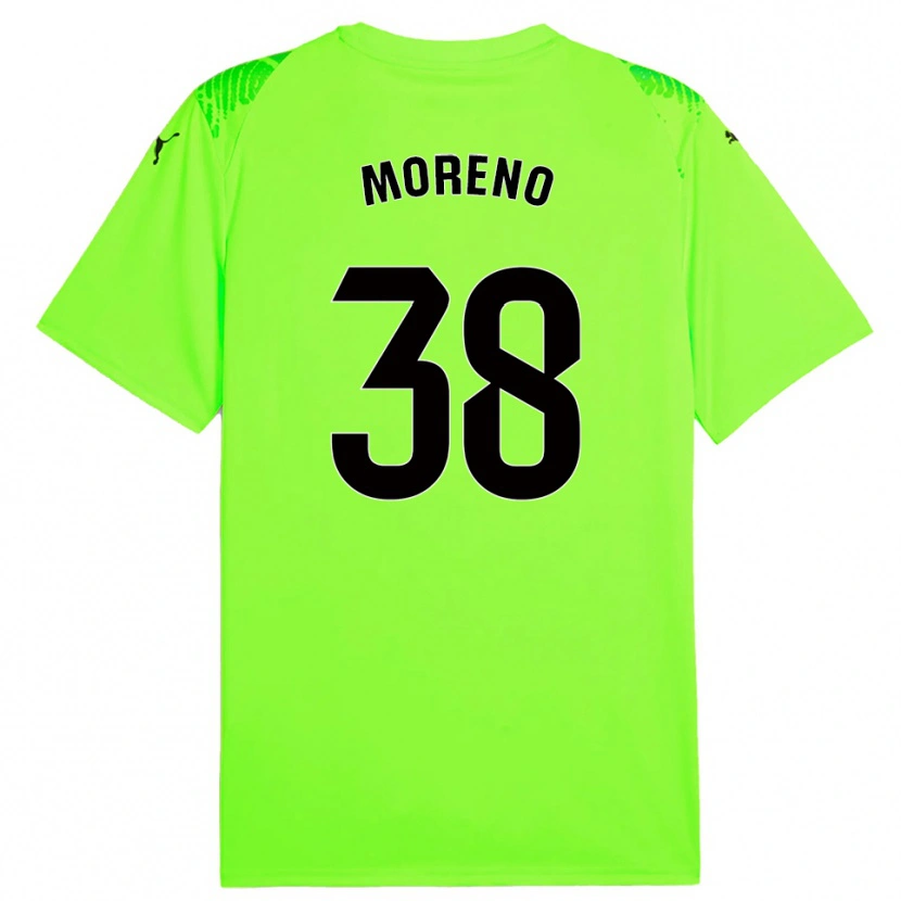Danxen Dames Gerard Moreno #38 Grasgroen Keepersshirt 2025/26 T-Shirt België