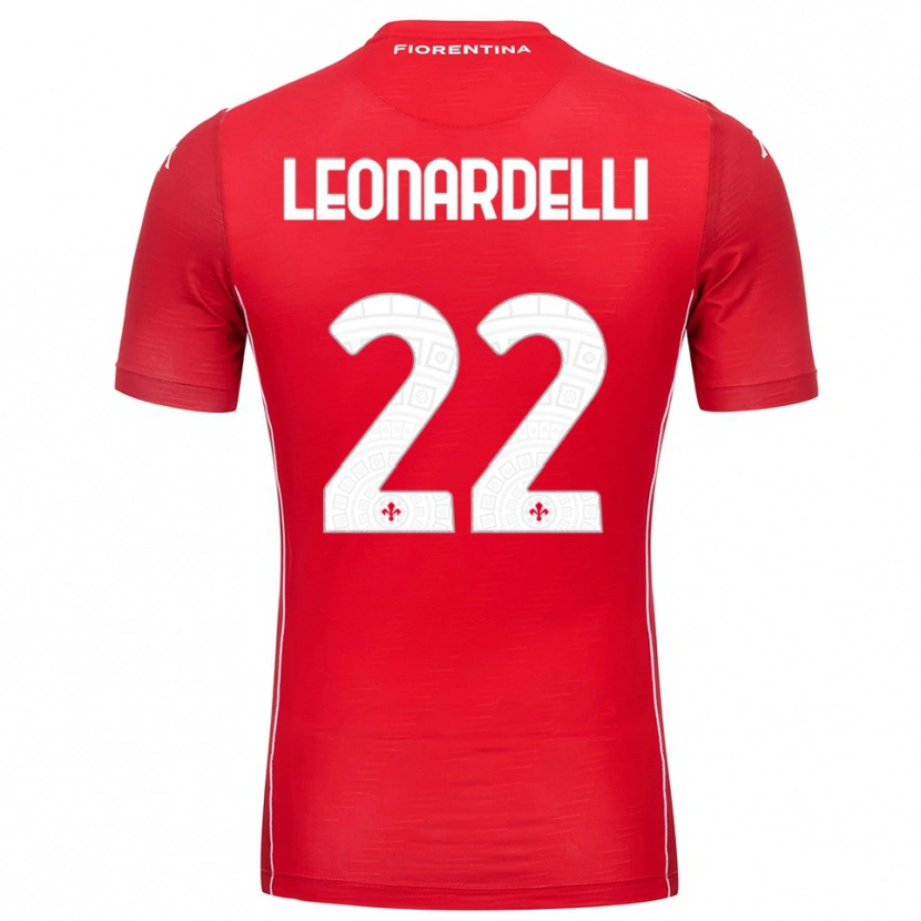 Danxen Dames Pietro Leonardelli #22 Rood Wit Keepersshirt 2025/26 T-Shirt België