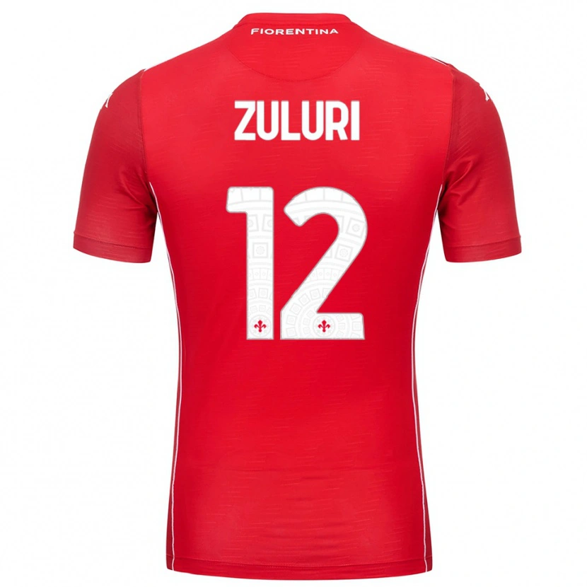 Danxen Dames Athena Zuluri #12 Rood Wit Keepersshirt 2025/26 T-Shirt België