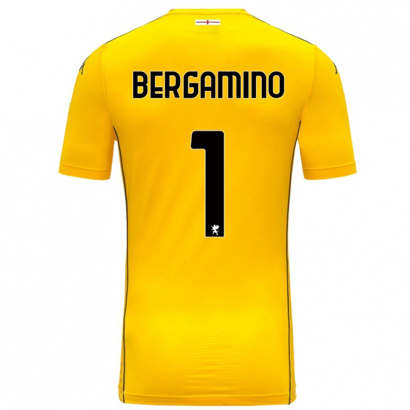 Danxen Dames Giovanni Bergamino #1 Donker Geel Zwart Keepersshirt 2025/26 T-Shirt België