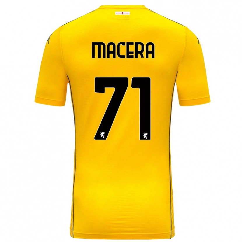 Danxen Dames Matilde Macera #71 Donker Geel Zwart Keepersshirt 2025/26 T-Shirt België
