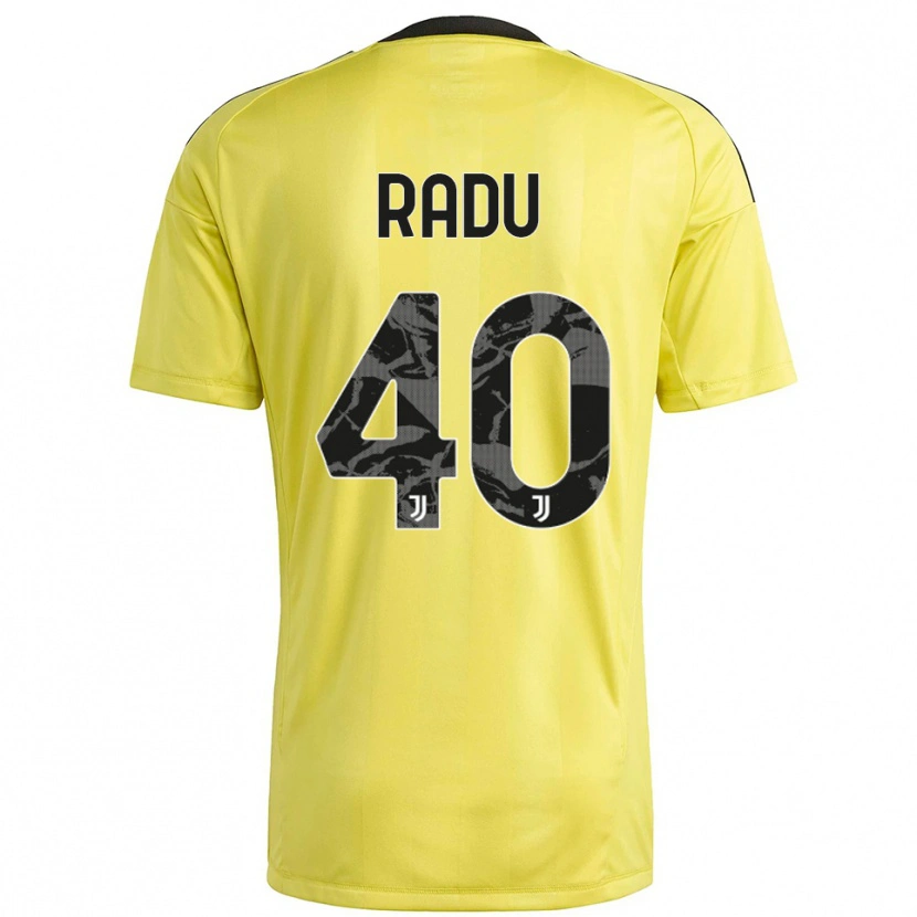 Danxen Dames Riccardo Radu #40 Geel Wit Keepersshirt 2025/26 T-Shirt België