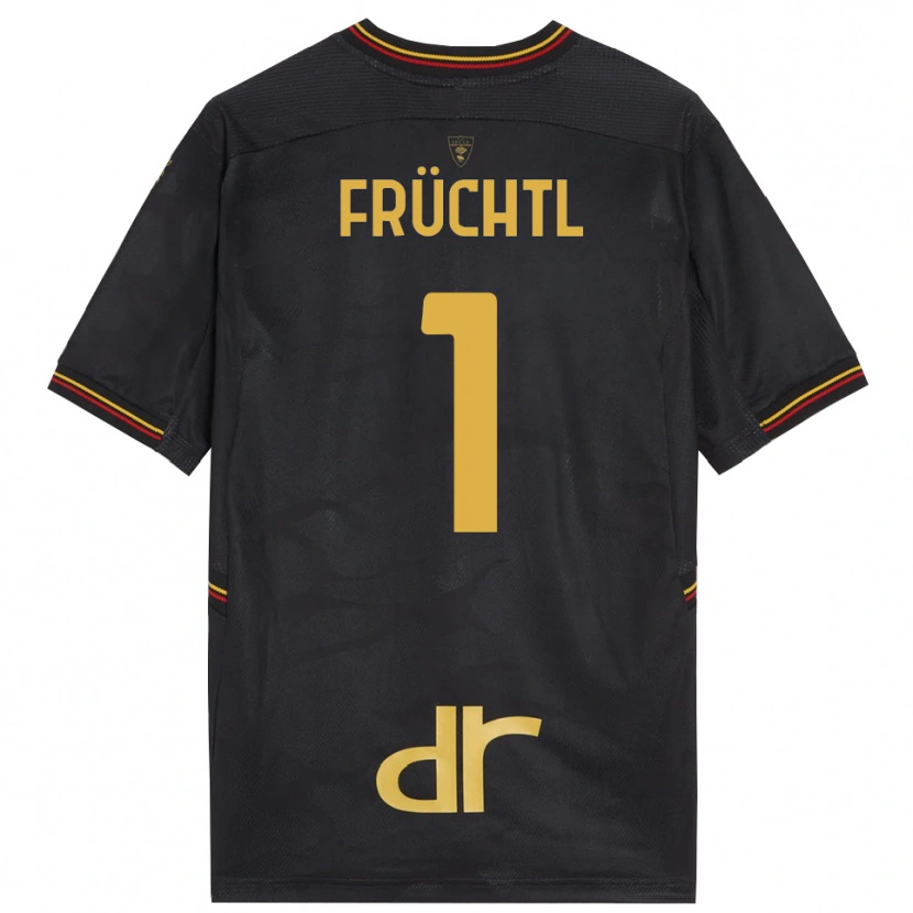 Danxen Dames Christian Früchtl #1 Zwart Bruin Keepersshirt 2025/26 T-Shirt België