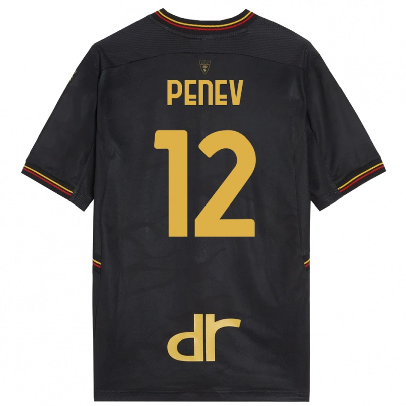 Danxen Dames Plamen Penev #12 Zwart Bruin Keepersshirt 2025/26 T-Shirt België