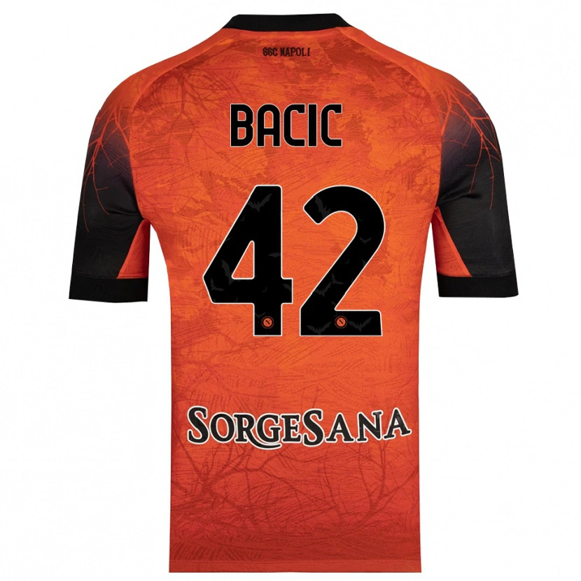 Danxen Dames Doris Bačić #42 Oranje Rood Zwart Keepersshirt 2025/26 T-Shirt België