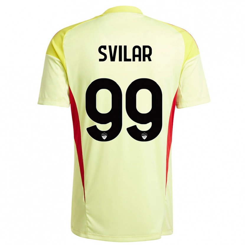 Danxen Dames Mile Svilar #99 Licht Geel Oranje Keepersshirt 2025/26 T-Shirt België