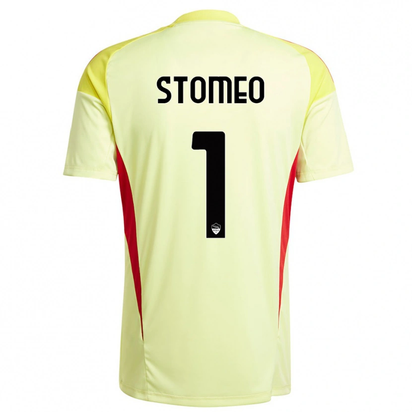 Danxen Dames Giorgio Stomeo #1 Licht Geel Oranje Keepersshirt 2025/26 T-Shirt België
