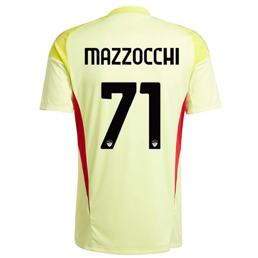 Danxen Dames Giulia Mazzocchi #71 Licht Geel Oranje Keepersshirt 2025/26 T-Shirt België