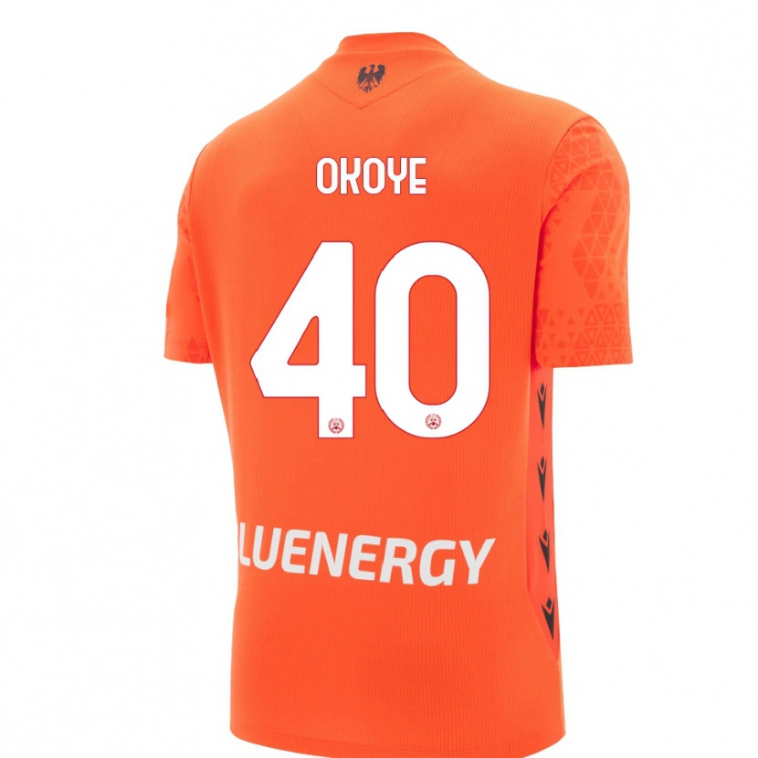 Danxen Dames Maduka Okoye #40 Oranje Rood Zwart Keepersshirt 2025/26 T-Shirt België