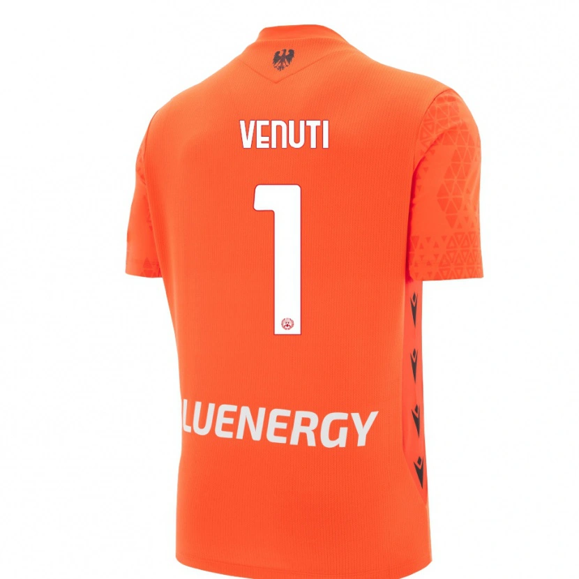 Danxen Dames Gioele Venuti #1 Oranje Rood Zwart Keepersshirt 2025/26 T-Shirt België